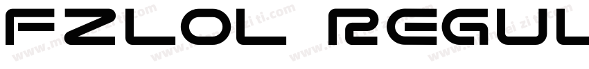 FZLOL Regular字体转换